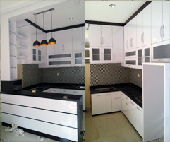 Minibar dan Kitchenset Minimalis Batakan Village Balikpapan
